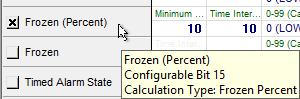 Frozen (Percent)
