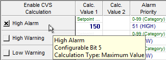 High Alarm