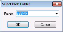 Select Blob Folder