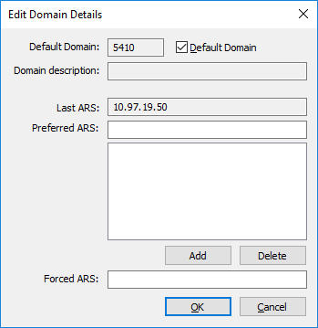 Edit Domain Details