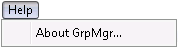 Help menu