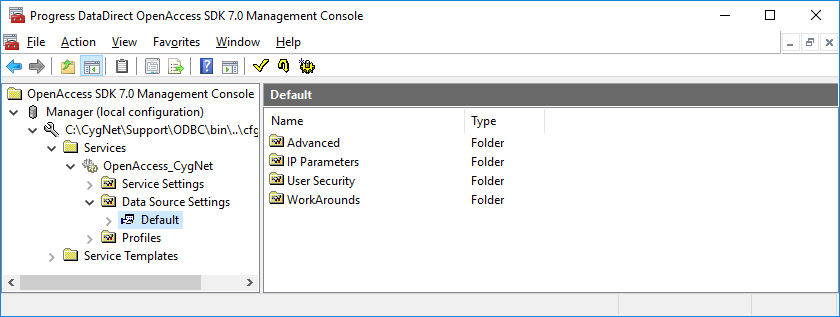 Data Source Settings