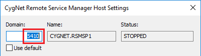 CygNet Host Manager - Start on the Expected Domain