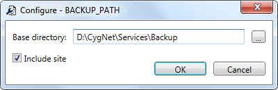 Set base directory