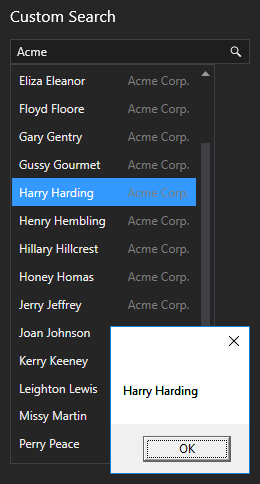 Search Box - Custom Search