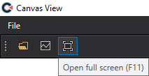 Canvas View Toolbar