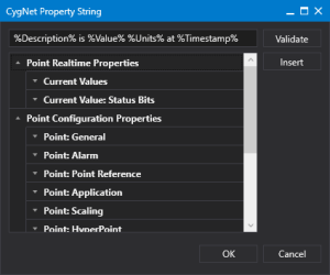 CygNet Property String