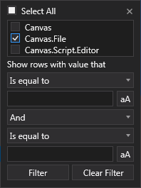 Filter tool