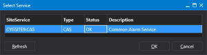 Select a CAS Service
