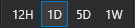 Sample quick range buttons