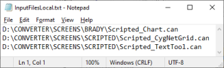 Input Files Local