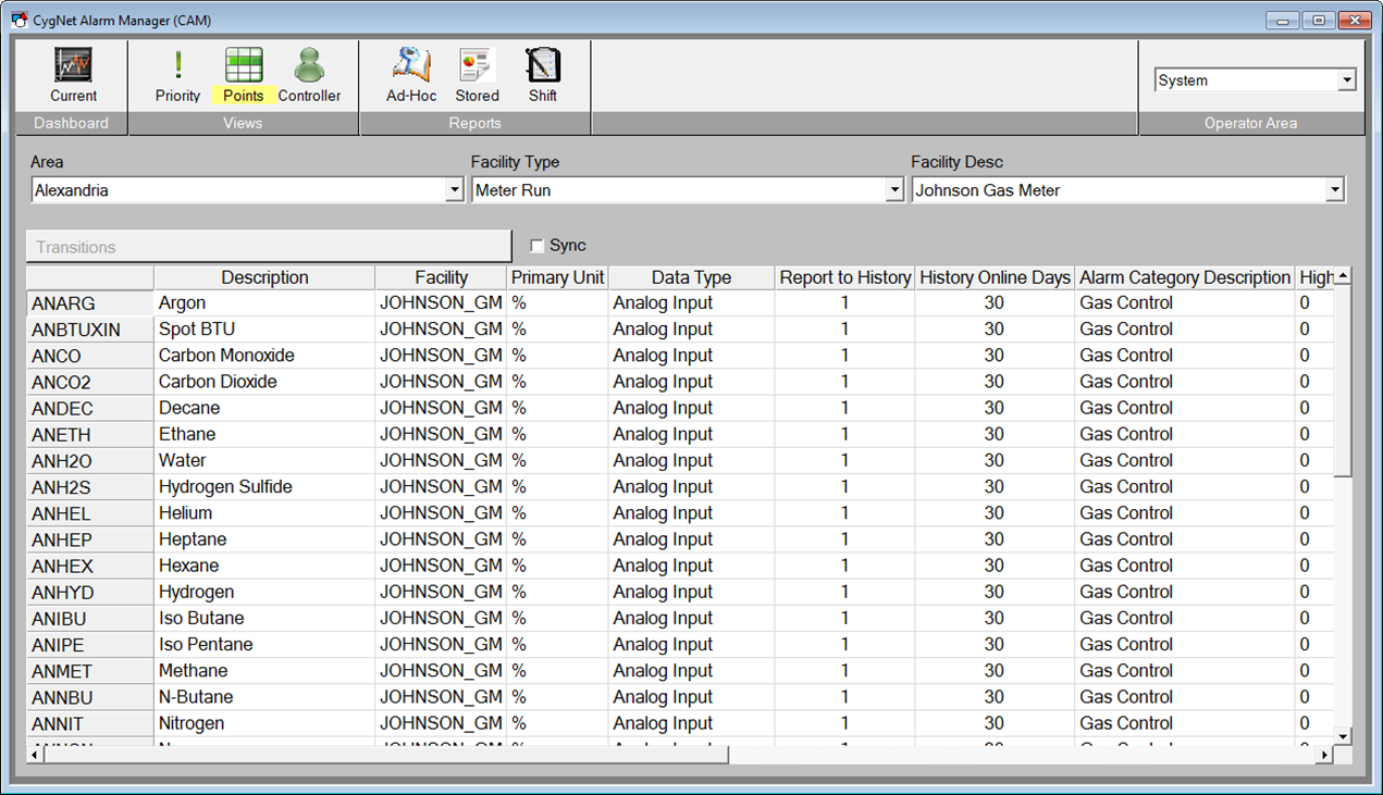 Manage by Points View Screen Manage by Points View Screen