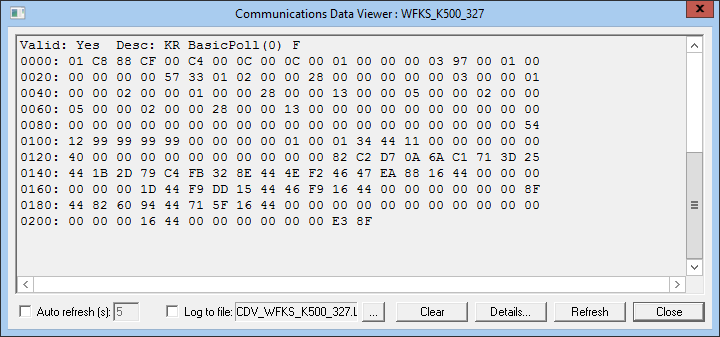 Sample Communication Data Viewer Sample Communication Data Viewer