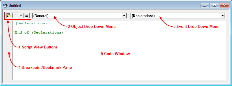 The Script Editor