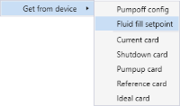 Dynagraph context menu — Get from device