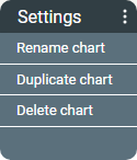 Settings menu