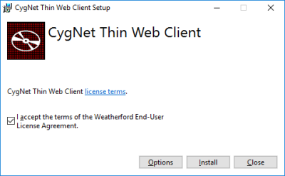 CygNet Thin Web Client Installer