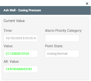 TWC Context Menu - Current Value Normal