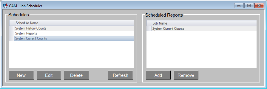 CAM Job Scheduler