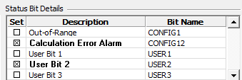 Status Bit Details
