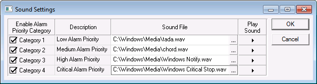 Alarm Sound Settings