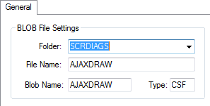Blob File Settings