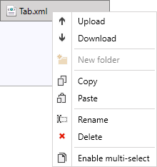 CygNet Depot Context Menu
