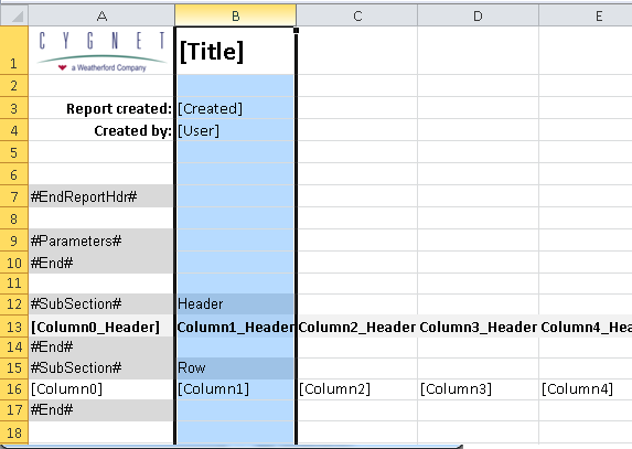 Excel conditional formatting — column formatting