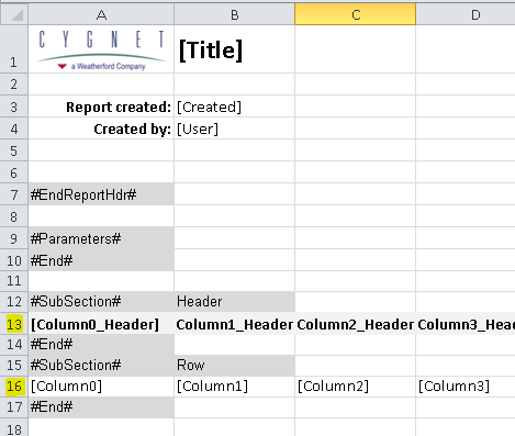 Excel conditional formatting example