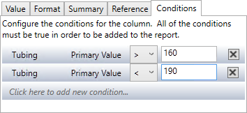 Column Conditions