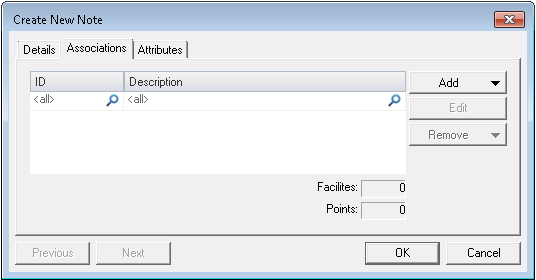 Associations page