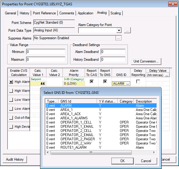 Assign a Notification to an Alarm