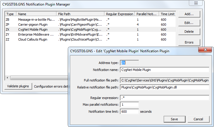 Edit Notification Plugin