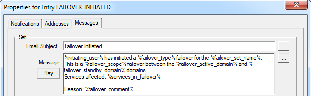 Failover Initiated