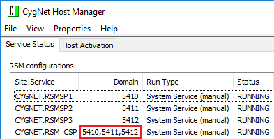 Redundant RSMs running on Multiple Domains