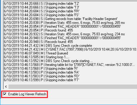 Viewing Logs