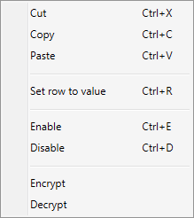 Context Menu
