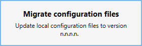 Migrate configuration files