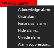 Context menu