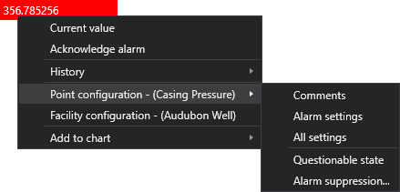 Context menu