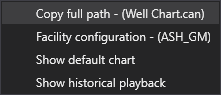 Context menu