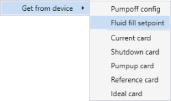 Dynagraph context menu — Get from device