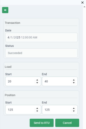 Dynagraph context menu - Pumpoff Configuration
