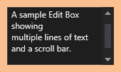 Edit Box with multi-line text