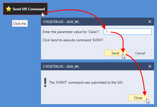 Canvas UIS Command Button