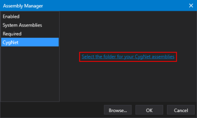 Assembly Manager - CygNet Assemblies