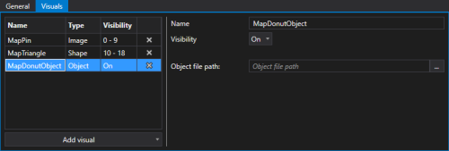 Sample Map Layer Visuals Object Configuration