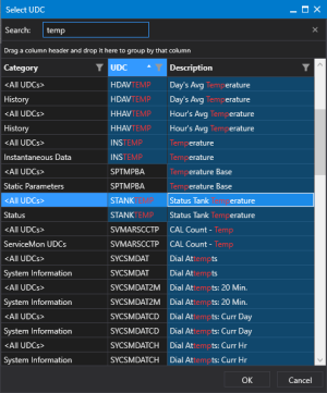 Select UDC