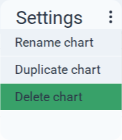 Settings menu