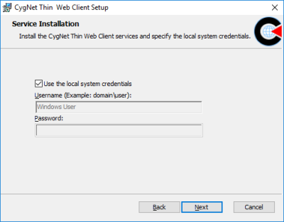 User Credentials